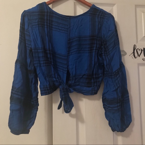 Blue Long Sleeve Top - Picture 2 of 2